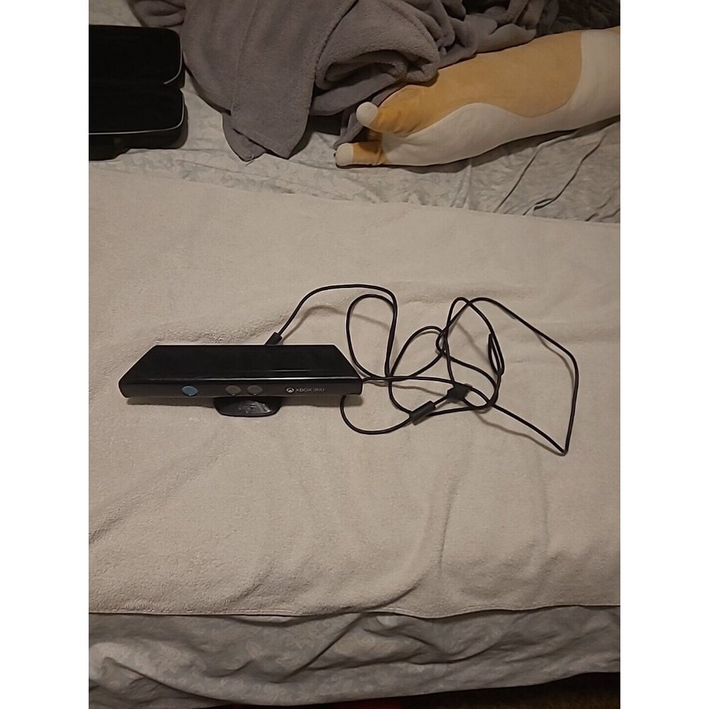 Genuine Microsoft Xbox 360 Kinect Connect Black Sensor Bar Model #1473 UNTESTED!